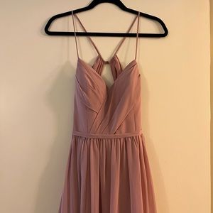Azazie Cora bridesmaid dress (Dusty Rose)